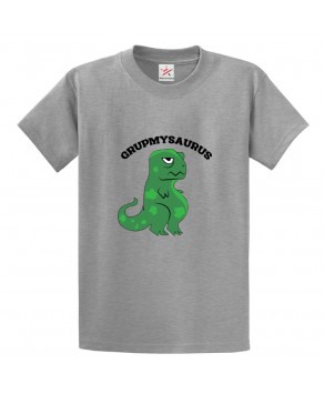 Grupmysaurus With Mini Dinosaur Unisex Kids and Adults T-shirt 